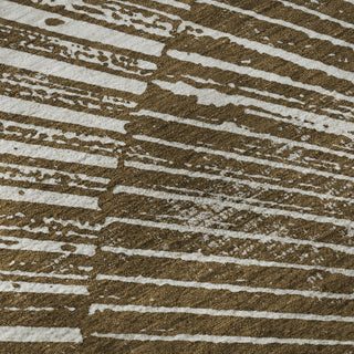 Premium Machine Washable Mayfield AMF542 Chocolate 5' x 7'6" Rug