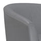 Austin 30 Inch Wide Contemporary Tub Chair In Stone Grey Faux Leather