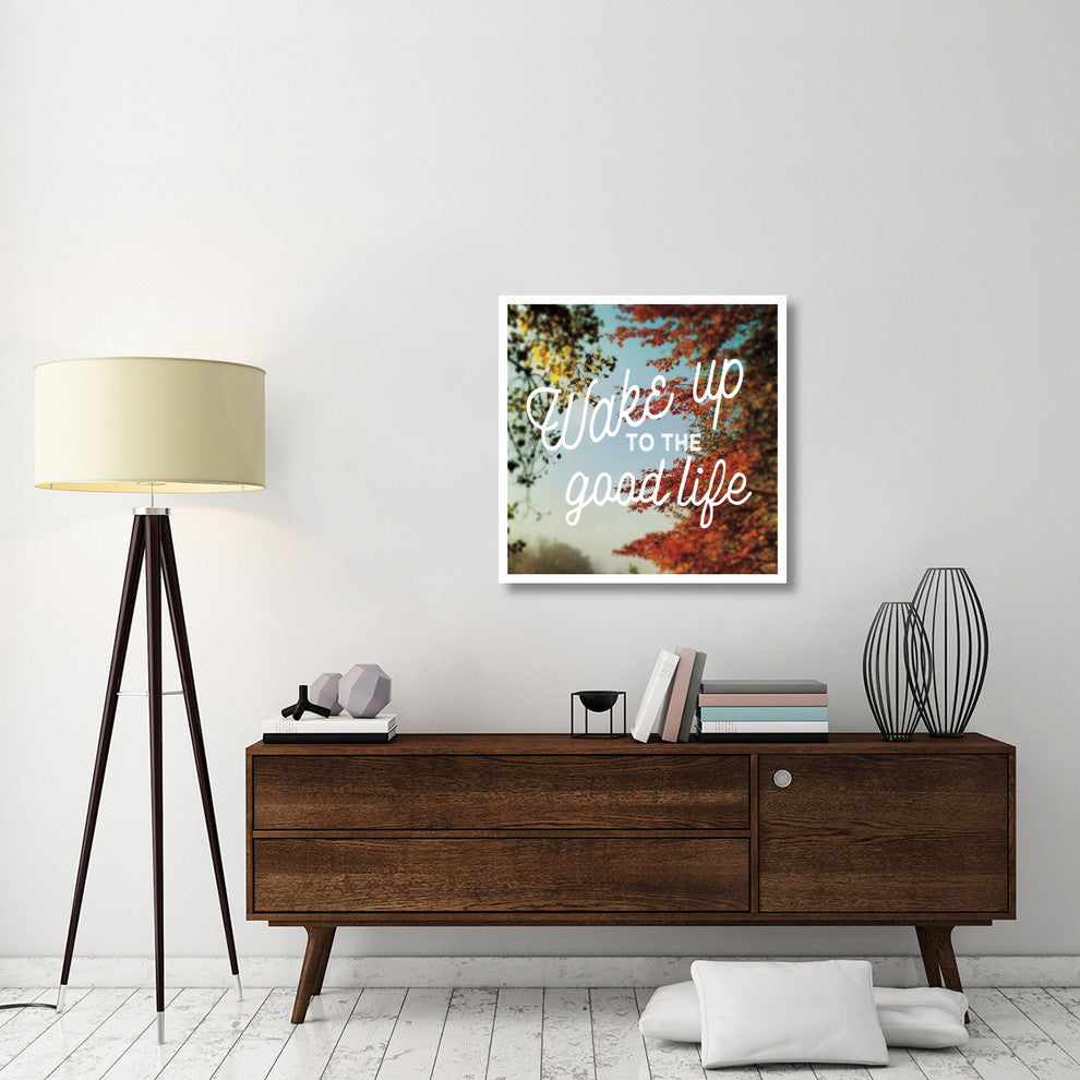 "Wake Up to the Good Life" Digital Paper Print by Sue Schlabach, 32"x32"