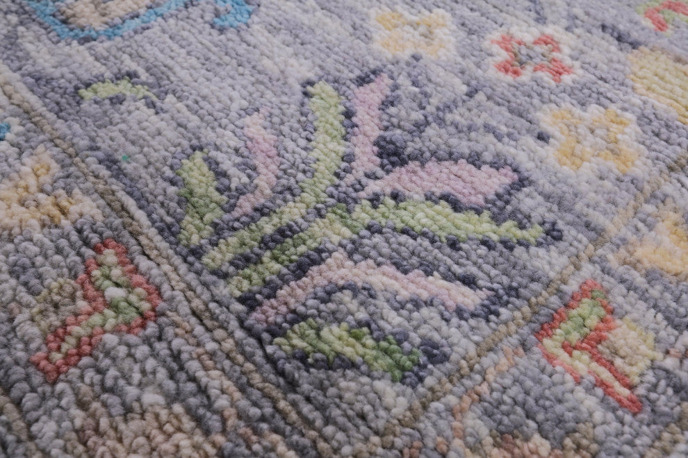 8' 11" X 12' 3" Turkish Oushak Handmade Wool Rug - Q13331