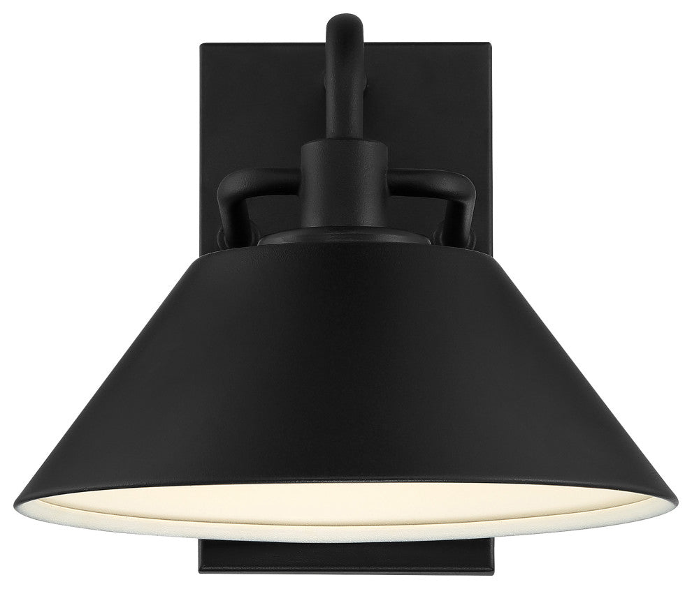 Avalon Small Outdoor LED Wall Mount, Black