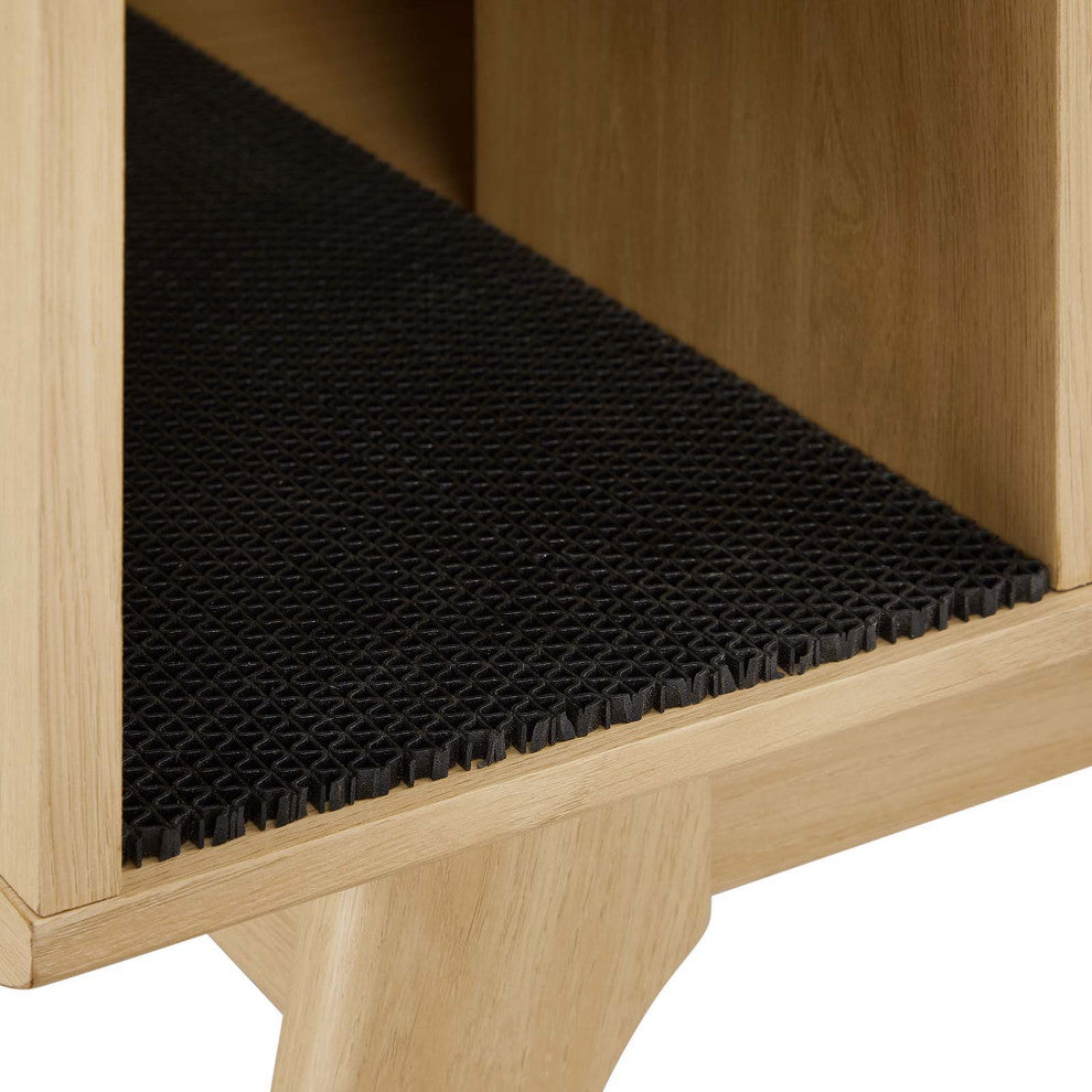 Render Cat Cabinet - Oak