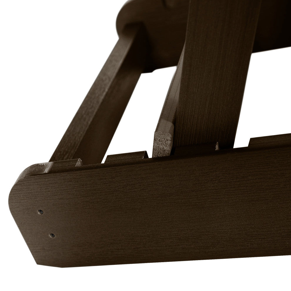 Merrow Folding & Reclining Adirondack Chair, Brown