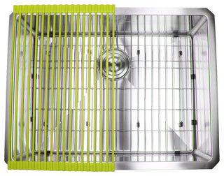 26" 16 Gauge Undermount Single Bowl Stainless Steel Sink Package