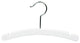 White Wooden Baby Hanger 10", Set of 25