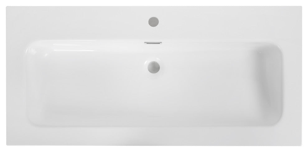 40" Solid Surface Resin Streamline K-1801-40 Vanity Top