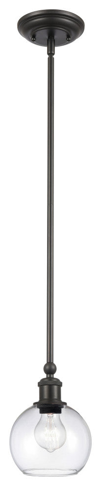 Innovations 341-1S-BK-G122-6-LED Concord 1 Light 6" Mini Pendant, Matte Black