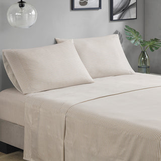 Madison Park Essentials Jaxon Stripe Comforter Set With Bed Sheets