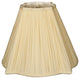 Fancy Square Gather Pleat Basic Lampshade, Eggshell