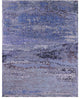 Wool & Silk Modern Hand Knotted Rug 7' 11" X 10' 2" - Q14877