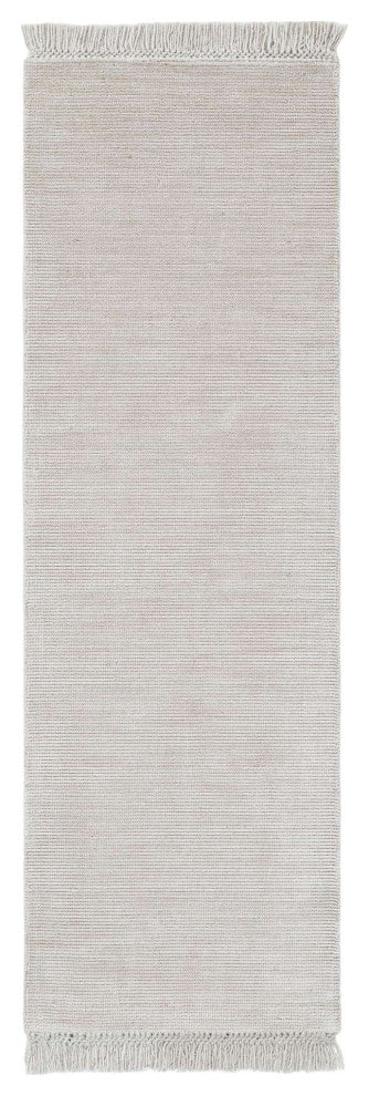 Eva Solid Area Rug, Bisque, 2'6"x8'