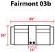 Fairmont 3 Piece Outdoor Wicker Patio Furniture Set 03b
