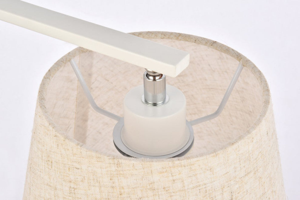 Titus 1-Light White Table Lamp