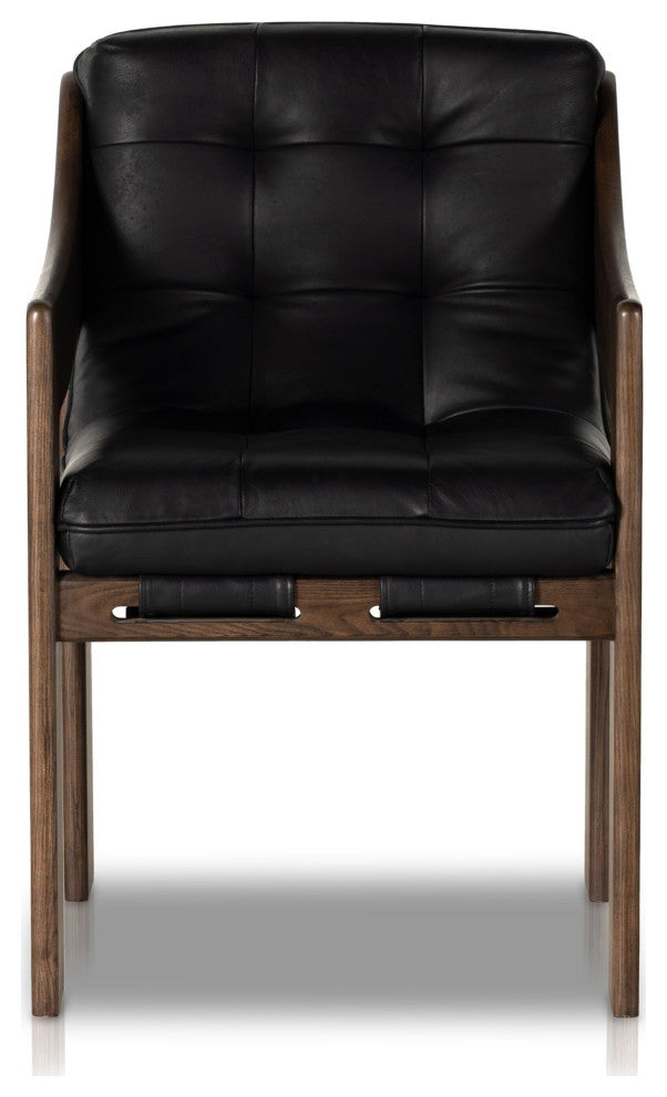 Halston Dining Armchair Heirloom Black, Terra Brown Ash