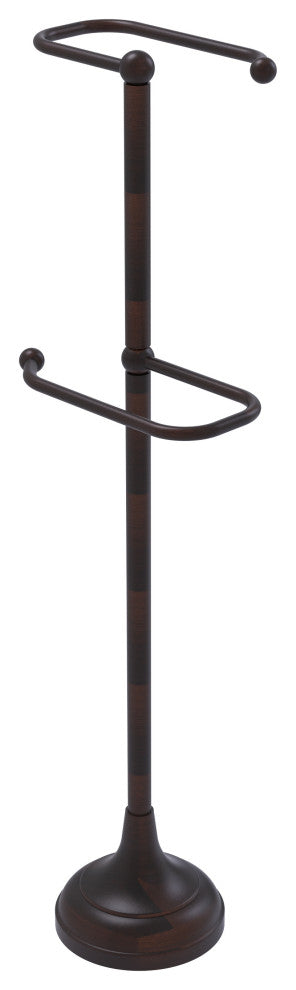 Free Standing Two Roll Toilet Tissue Stand, Venetian Bronze