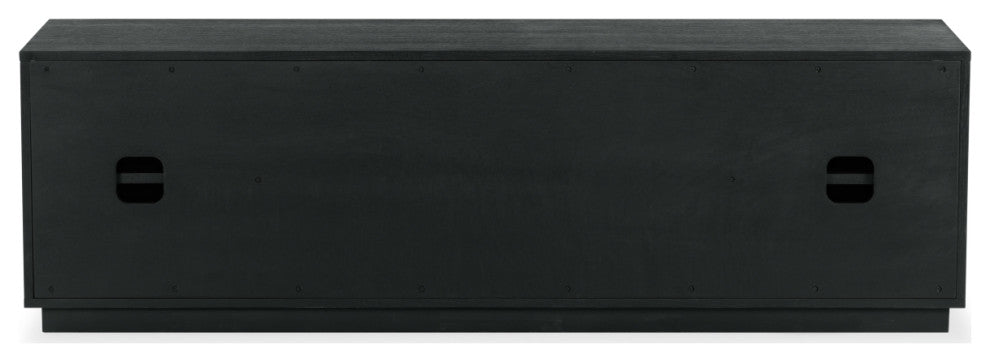 Safavieh Couture Patty 4 Door Wood Media Stand, Black