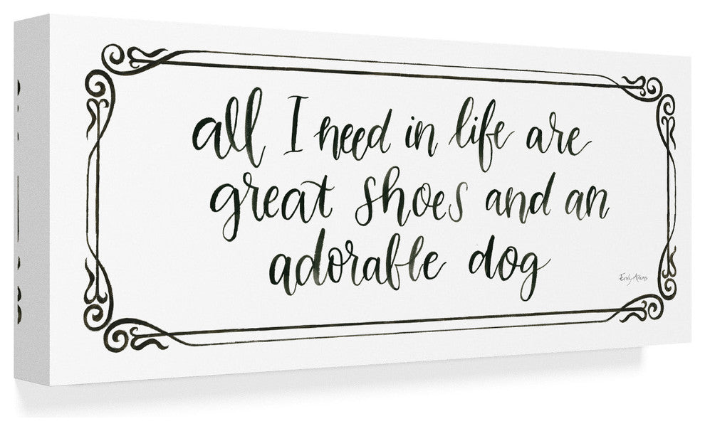 Emily Adams 'Furry Fashion Friends Vi' Canvas Art, 32"x14"