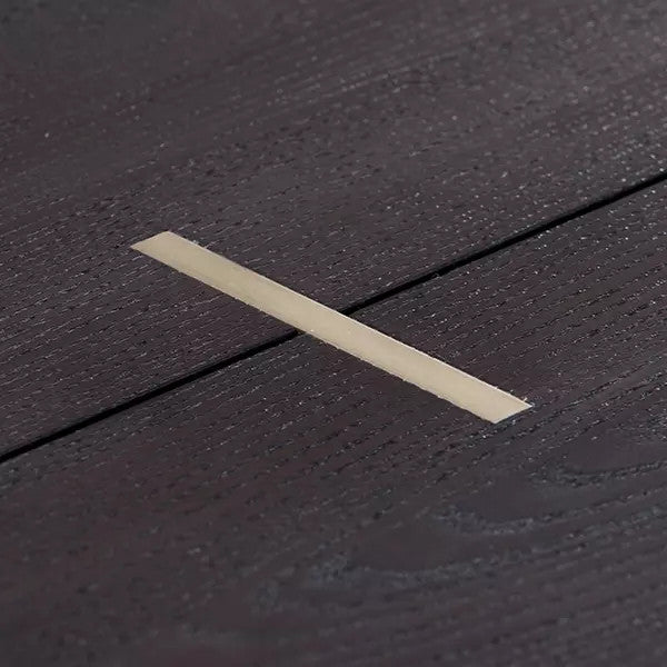 Maxwell 60" Cocktail Table, Finish: Fawn, Brass