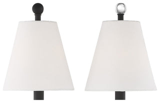 Crystorama Riv-382-Bf Riverdale 1 Light Black Forged Sconce