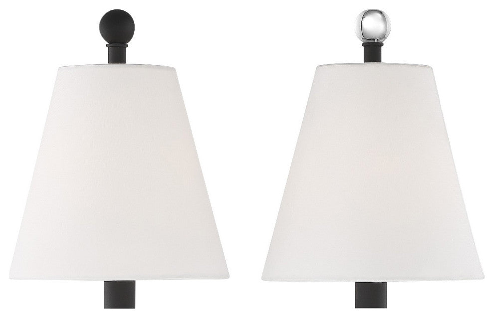 Crystorama Riv-382-Bf Riverdale 1 Light Black Forged Sconce