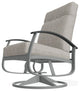Belle Isle Cushion Deep Seat Outdoor Swivel Rocker, Thatch Ash/Graphite