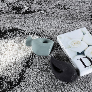 Noori Rug Shag Blake Grey/Black Rug