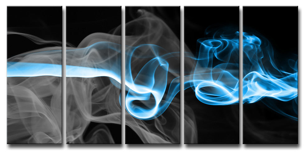 Ready2HangArt ''Glitzy Mist I'' by Tristan Scott, 30"x60", 5 Piece Set