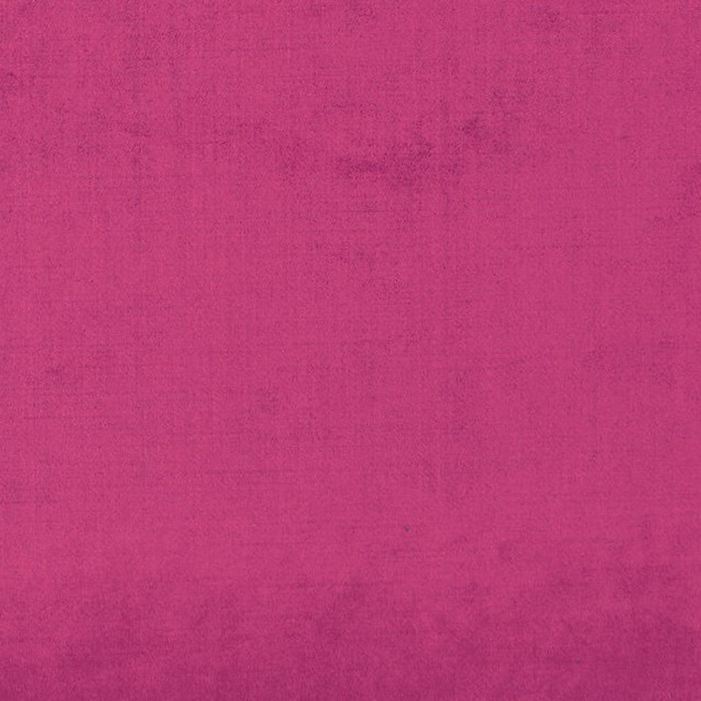 Pink Solid Shiny Velvet Luxury Throw Pillow, Double sided 20"x26" Standard