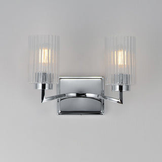 Maxim 21372 Rigata 2 Light 14"W Vanity Light - Satin Champagne