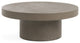 Modrest Morley Modern Round Concrete Coffee Table
