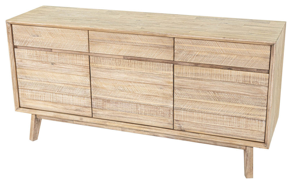 Gia 63" Wide 3-Drawer Sideboard