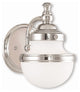 Oldwick 1-Light Bath Vanity, Polished Chrome