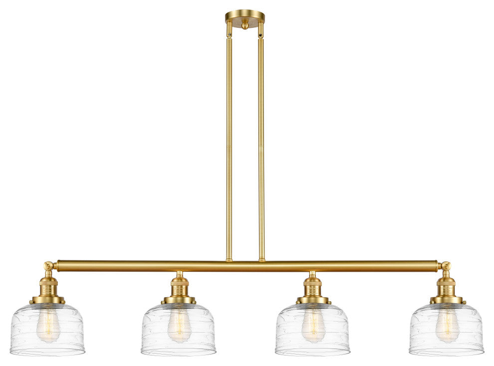 INNOVATIONS 214-SG-G713-LED 4-Light Island Light Satin Gold