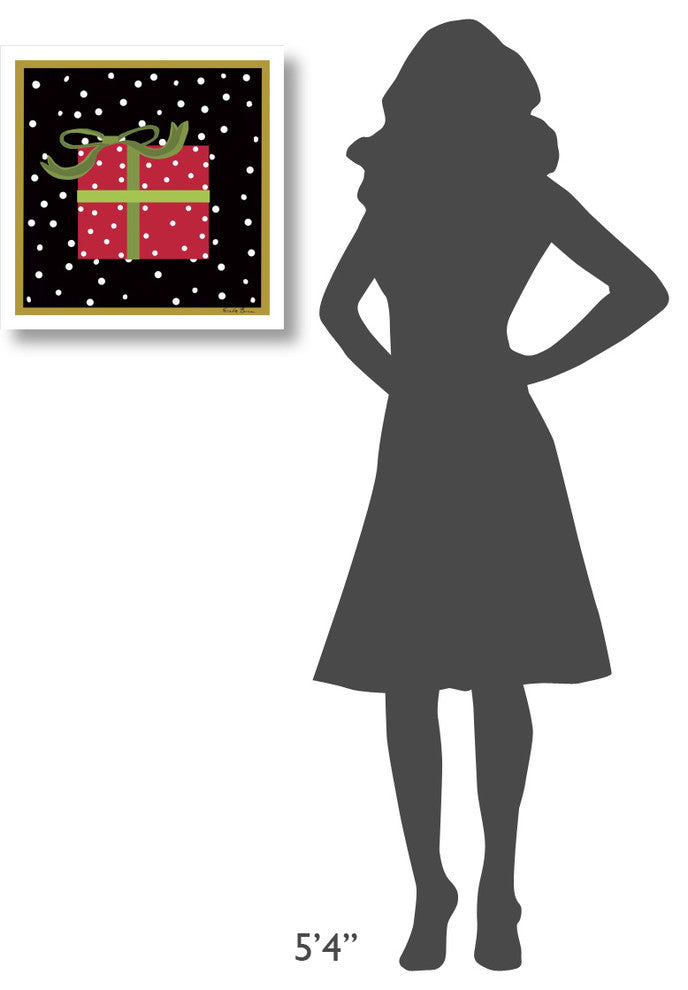 "The Night Before Christmas V" Digital Paper Print by Farida Zaman, 20"x20"