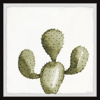"Cactus Arms" Framed Painting Print, 32x32
