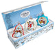 Snowy Mercury Glass Ornaments