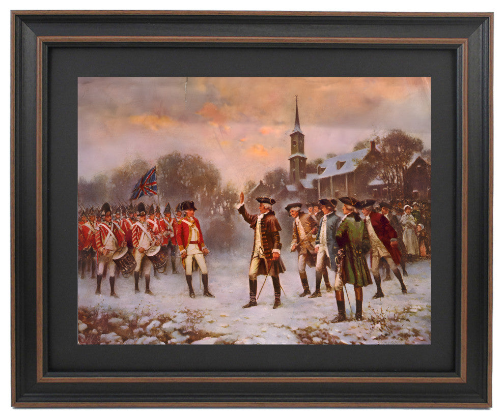 Framed The First Resistance by Edward Moran