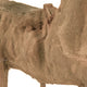 Distressed Resin Horse on Stand