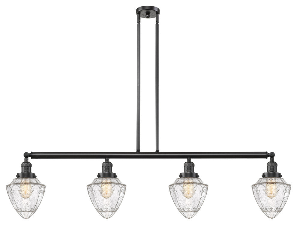 Innovations 214-OB-G664-7-LED 4 Light Island Light, Oil Rubbed Bronze