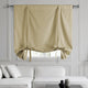 Solid Cotton Tie-Up Window Shade Panel, Shaker Beige, 46x63