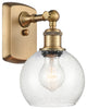 Innovations 516-1W-BB-G124-6 1 Light 6" Sconce, Brushed Brass