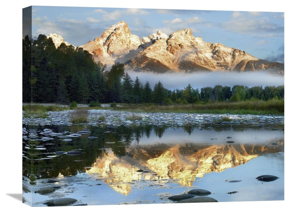 "Pond Reflecting Grand Tetons, Grand Teton National Park, Wyoming" Artwork