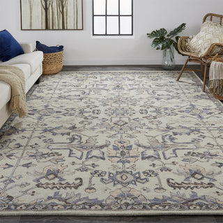 Weave & Wander Faris Ivory/Gray 2'x3' Hand Tufted Area Rug