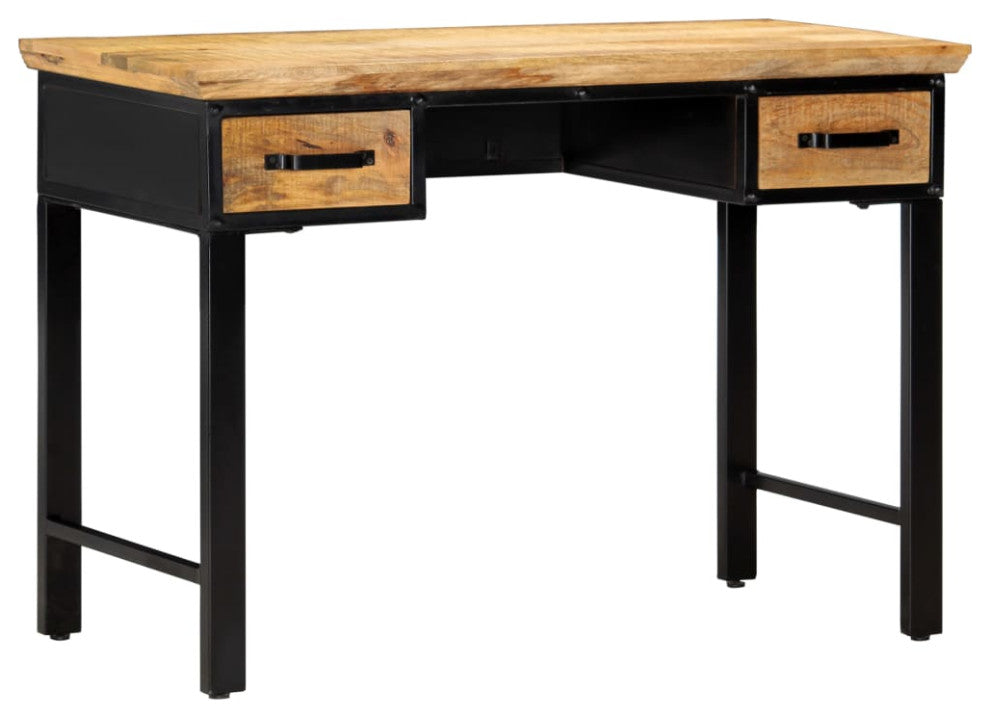 vidaXL Writing Table Computer Desk Home Office Study Table Solid Mango Wood
