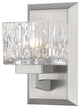Zlite 1927-1S-BN-LED 1-Light Wall Sconce, Clear