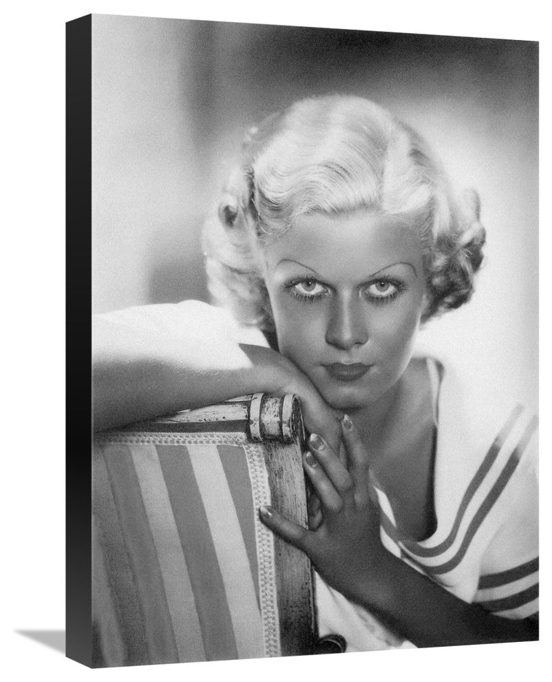 "Jean Harlow" Stretched Canvas Giclee by Hollywood Photo Archive, 16x22"