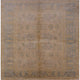 Ahgly Company Indoor Square Mid-Century Modern Area Rugs, 5' Square