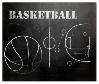 Basketball Plays 24x20 Canvas Wall Art