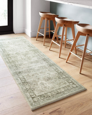 Loloi II Rosette Grey/Ivory Plush Area Rug, 2'-2" X 5'