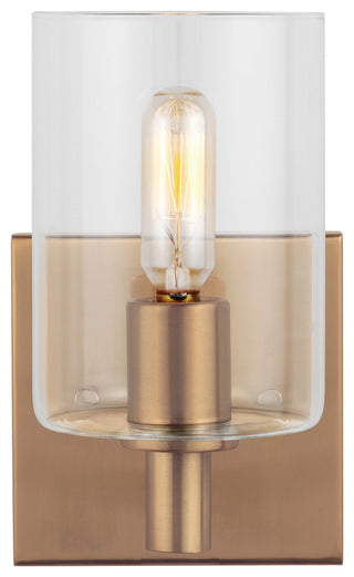 Fullton 1-Light Bath Vanity, Satin Brass